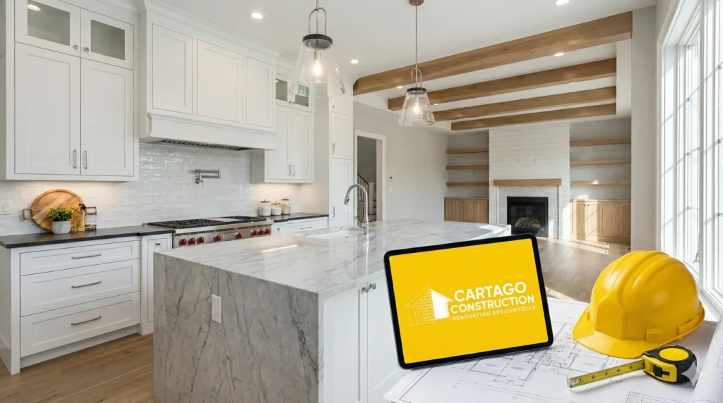 Modern kitchen renovation planning